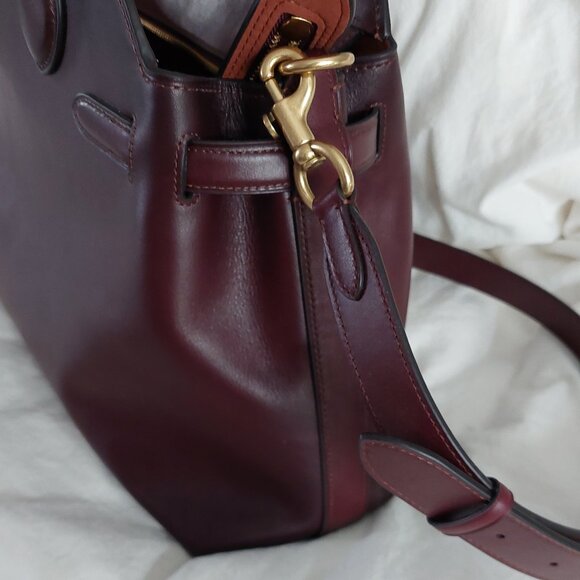 COACH Soft Empire Carryall Bag 40 - Merlot - Picture 3 of 11